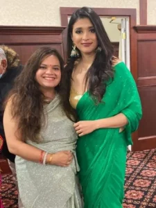 With Renowned actress Manara Chopra.